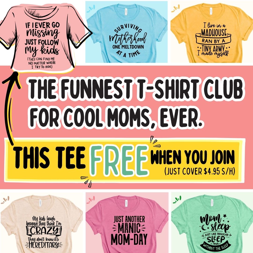 Mom Life T-Shirt Clubs