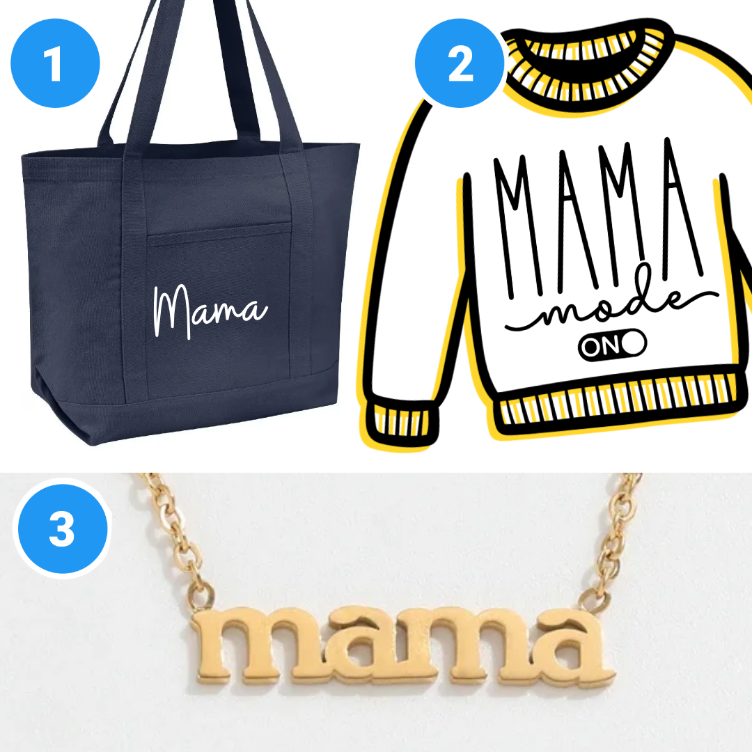 FREE Mom Sweater & Mama Tote & Necklace