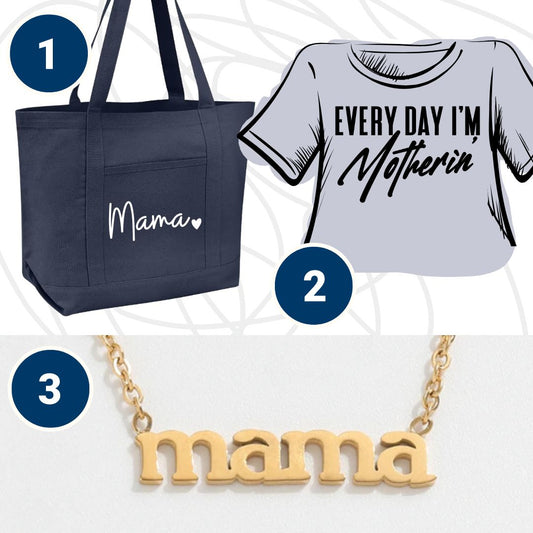 FREE Every Day I'm Tee & Mama Tote & Necklace