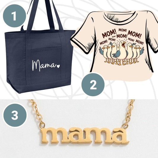FREE Seagull Tee & Mama Tote & Necklace