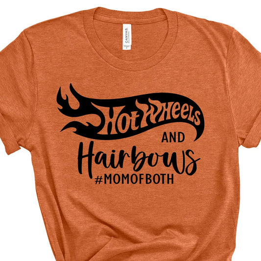 Hotwheels & Hairbows Tee